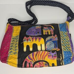Laurel Burch Fantastic Felines Totem Medium Shoulder Bag LB5124
